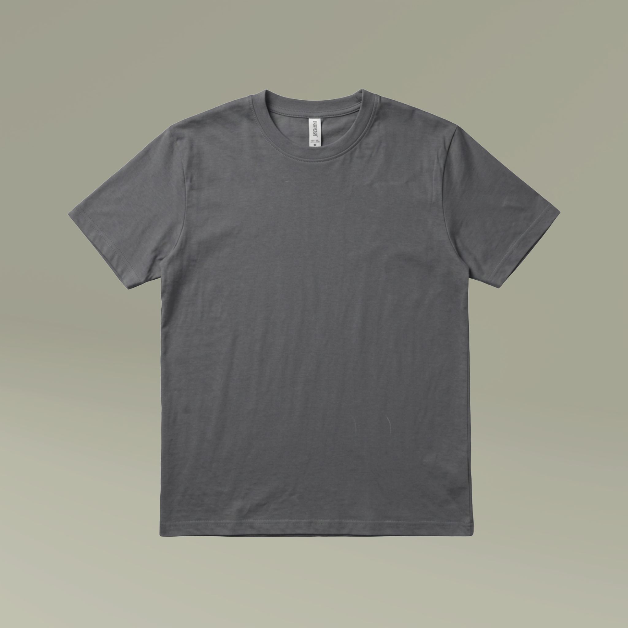 Cotton Crew Neck T-Shirt - Thumbnail Image