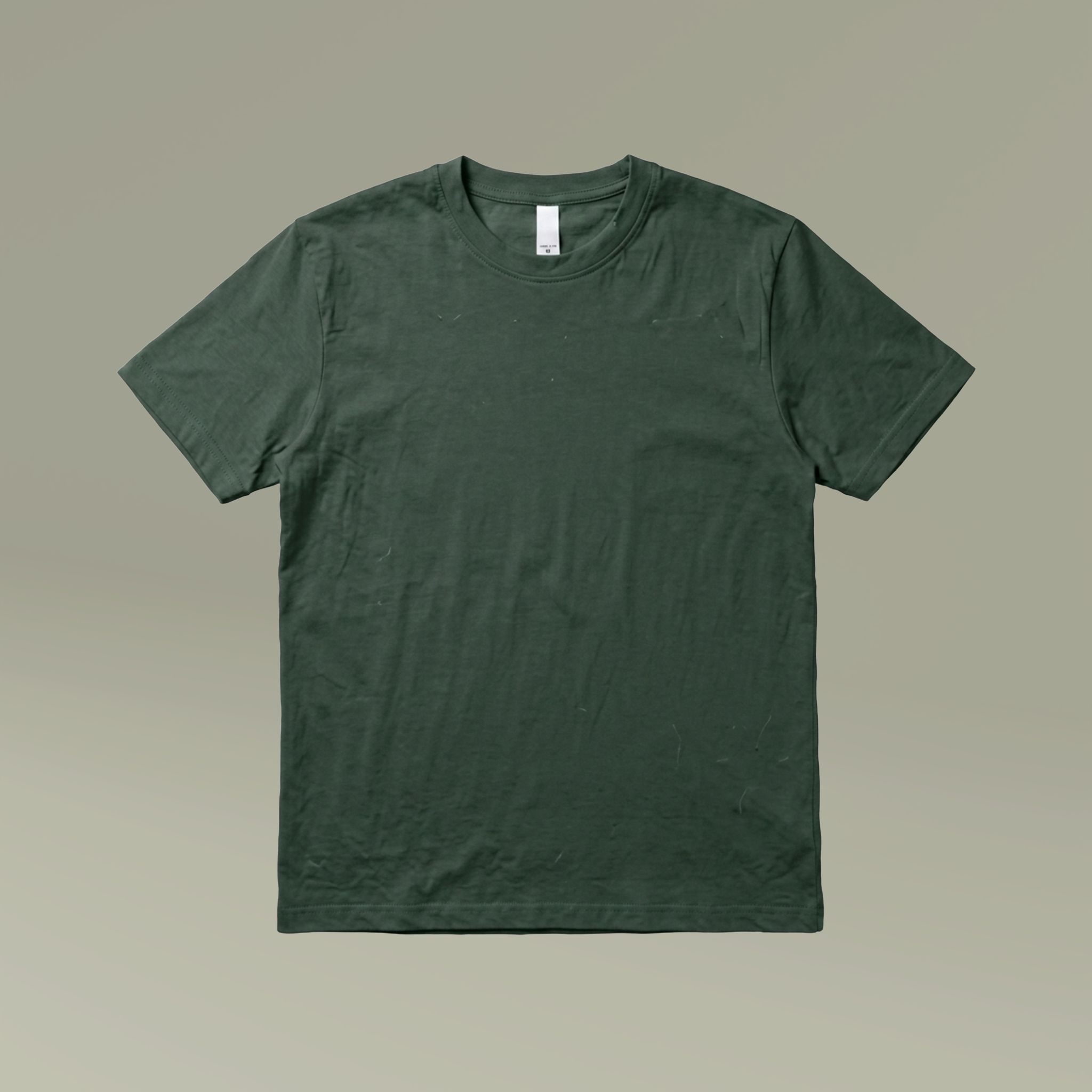 Cotton Crew Neck T-Shirt - Thumbnail Image