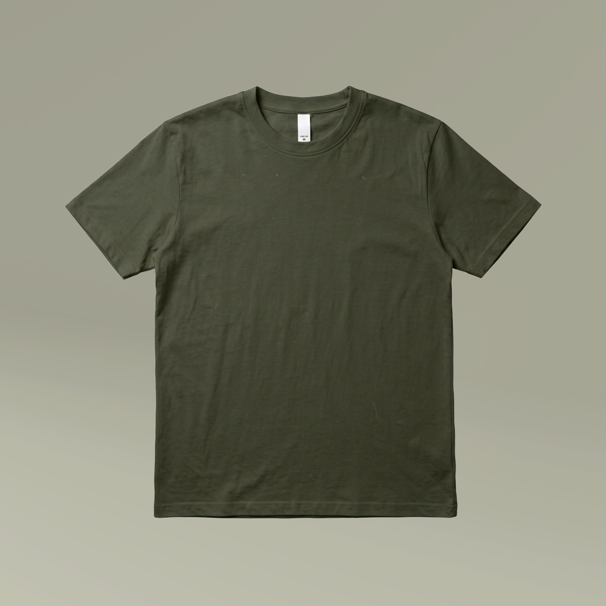 Cotton Crew Neck T-Shirt - Thumbnail Image