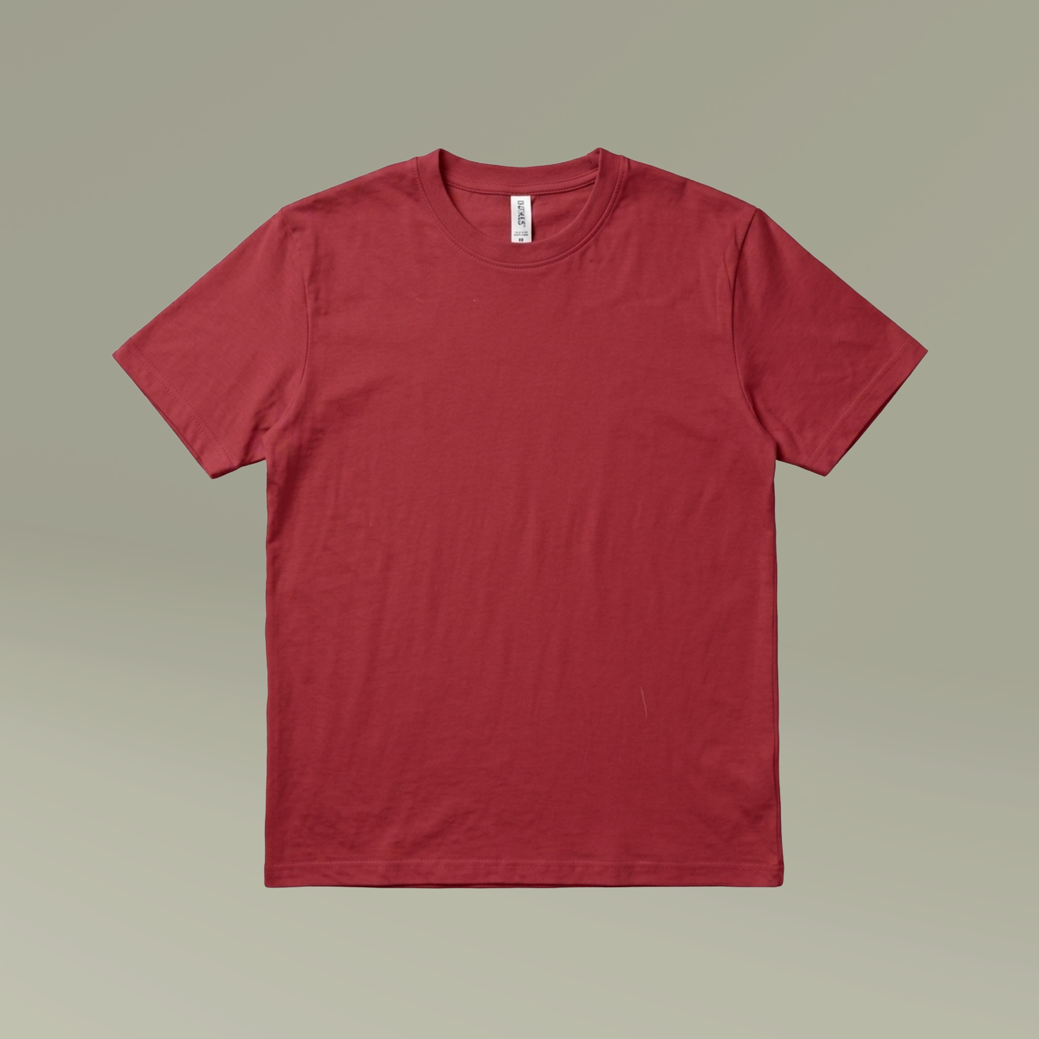 Cotton Crew Neck T-Shirt - Thumbnail Image