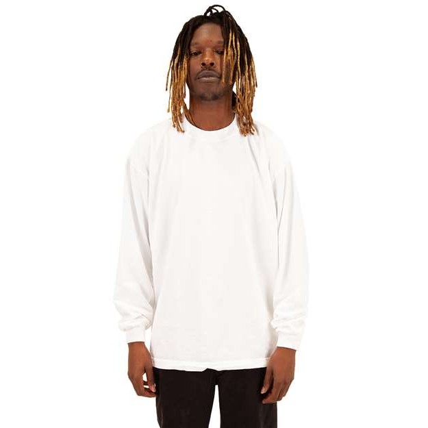 Unisex Max Heavyweight Garment-Dyed Long Sleeve T-Shirt - Thumbnail Image