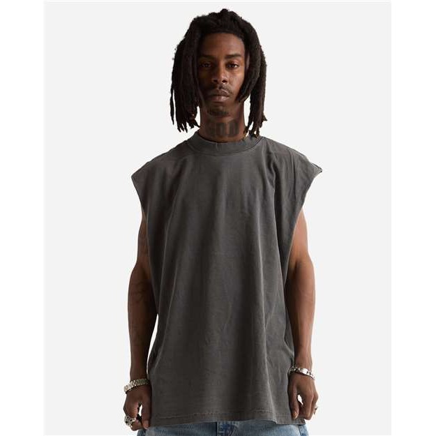 Unisex Garment-Dyed Muscle Tee - Thumbnail Image