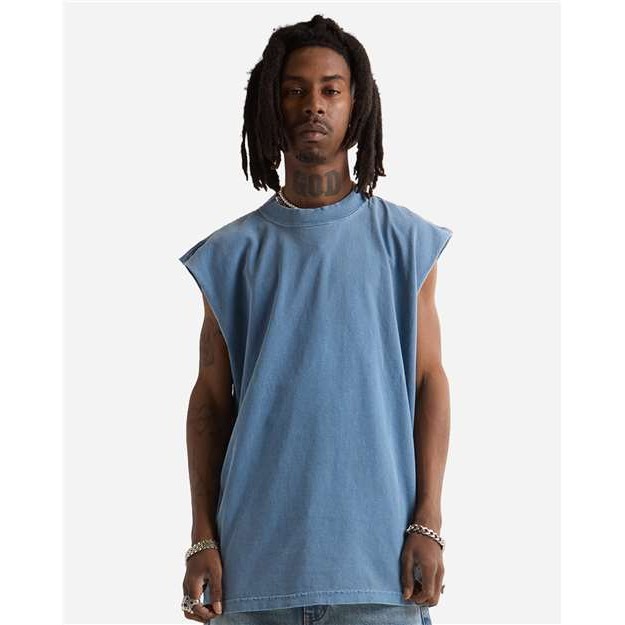 Unisex Garment-Dyed Muscle Tee - Thumbnail Image