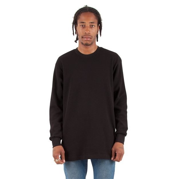 Unisex Heavyweight Thermal Long Sleeve T-Shirt - Main Image