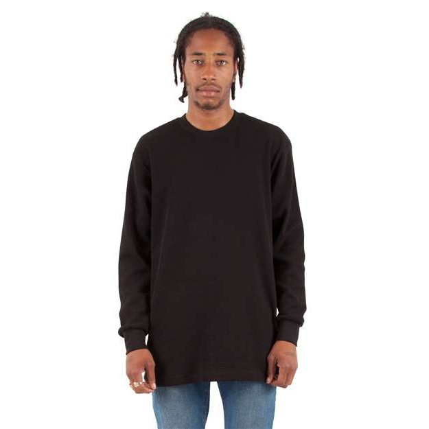 Unisex Heavyweight Thermal Long Sleeve T-Shirt - Thumbnail Image