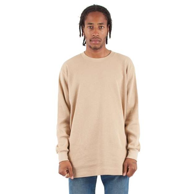 Unisex Heavyweight Thermal Long Sleeve T-Shirt - Thumbnail Image