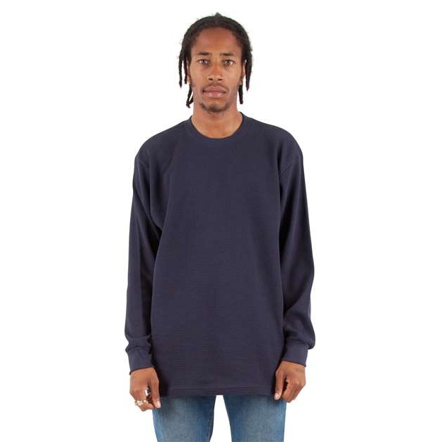 Unisex Heavyweight Thermal Long Sleeve T-Shirt - Thumbnail Image