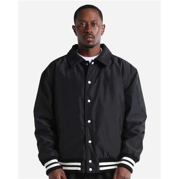 Unisex Collared Varsity Jacket - Thumbnail Image