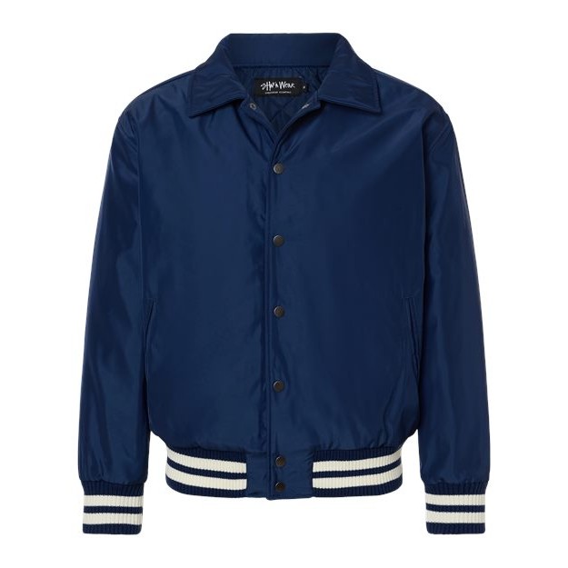 Unisex Collared Varsity Jacket - Thumbnail Image
