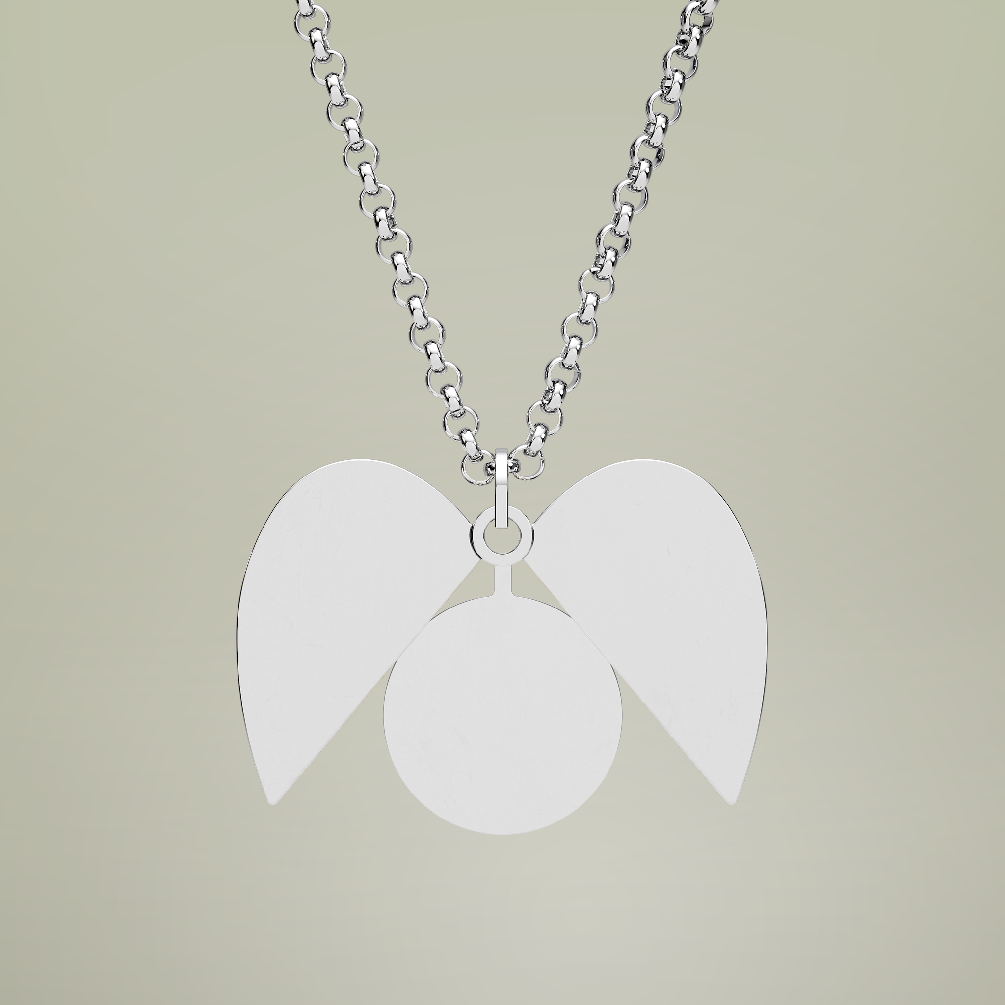 Hidden Message Heart Necklace (Engraving) - Thumbnail Image