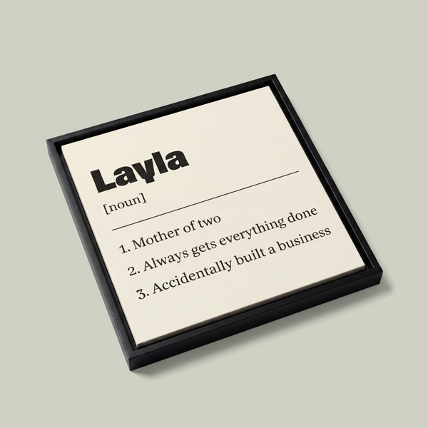 Matte Canvas, Framed (Multi-color) - Thumbnail Image