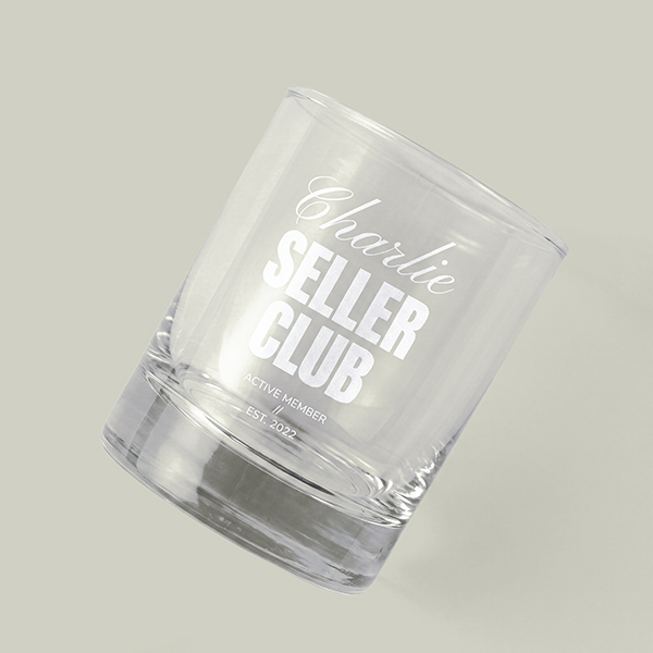 Whiskey Glass, 10.5oz (Engraving) - Thumbnail Image