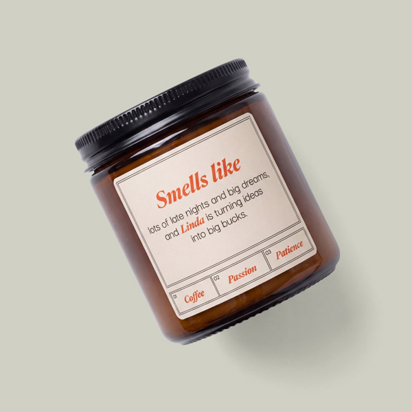 Scented Soy Candle (Multi-Size, Amber Jar) - Thumbnail Image