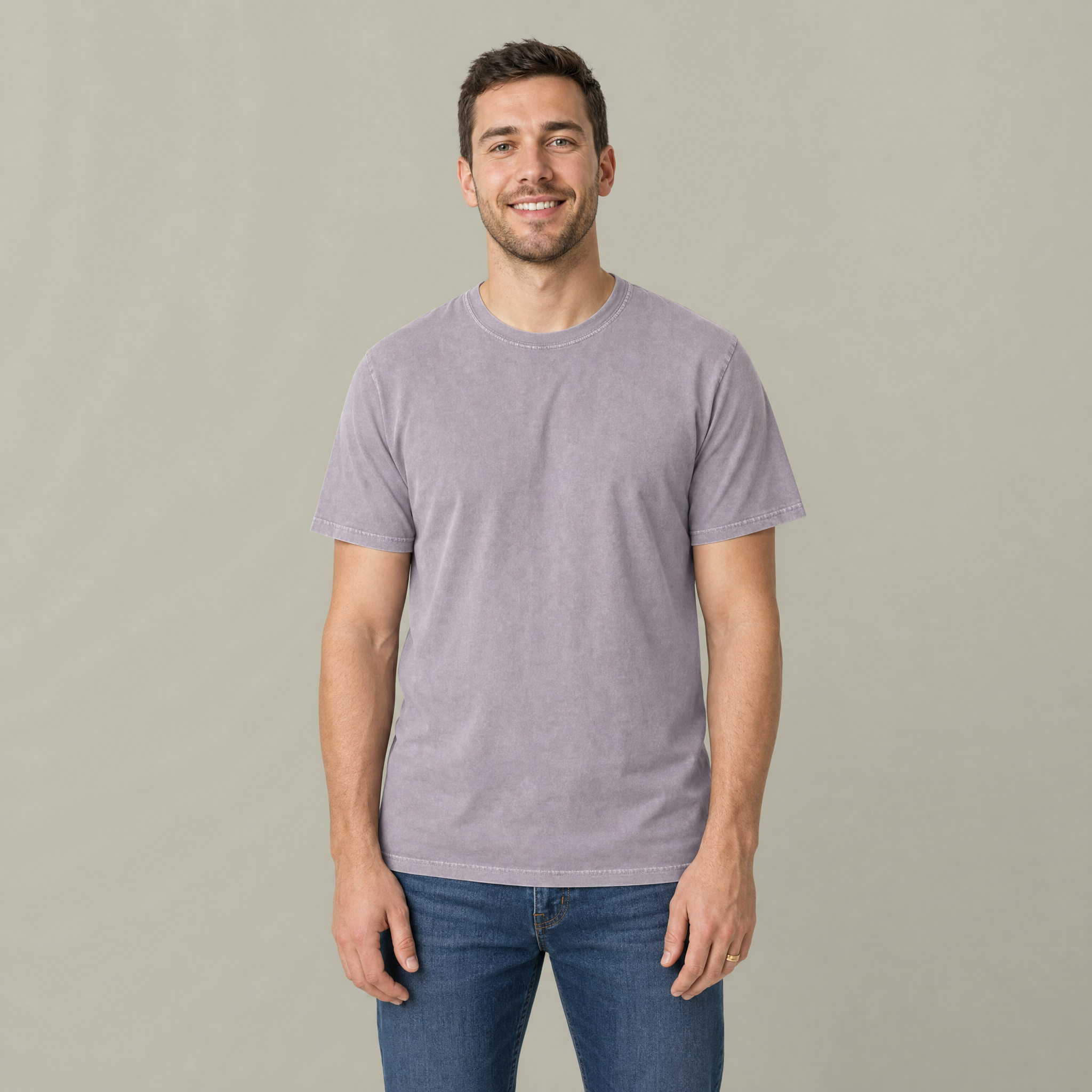Men's Staple Stone Wash Tee - Main Image