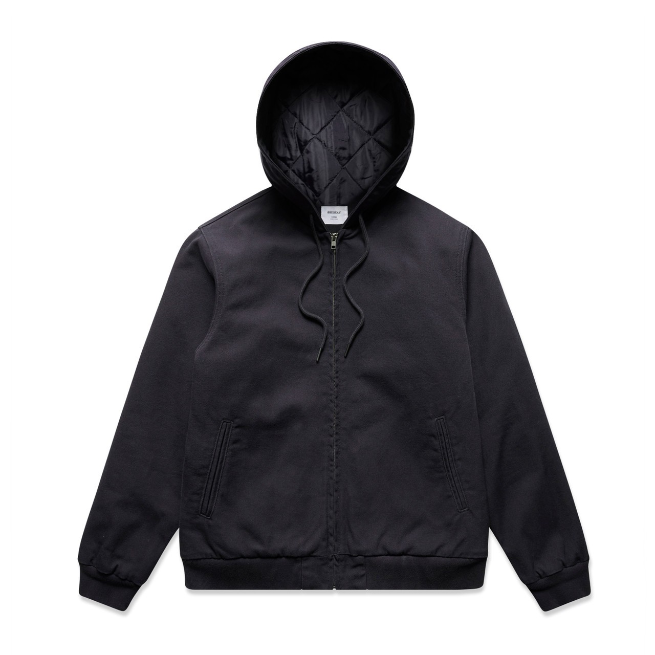 Canvas Bomber Hood Jacket - Thumbnail Image