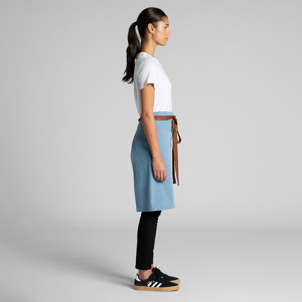 Denim Half Apron - Thumbnail Image
