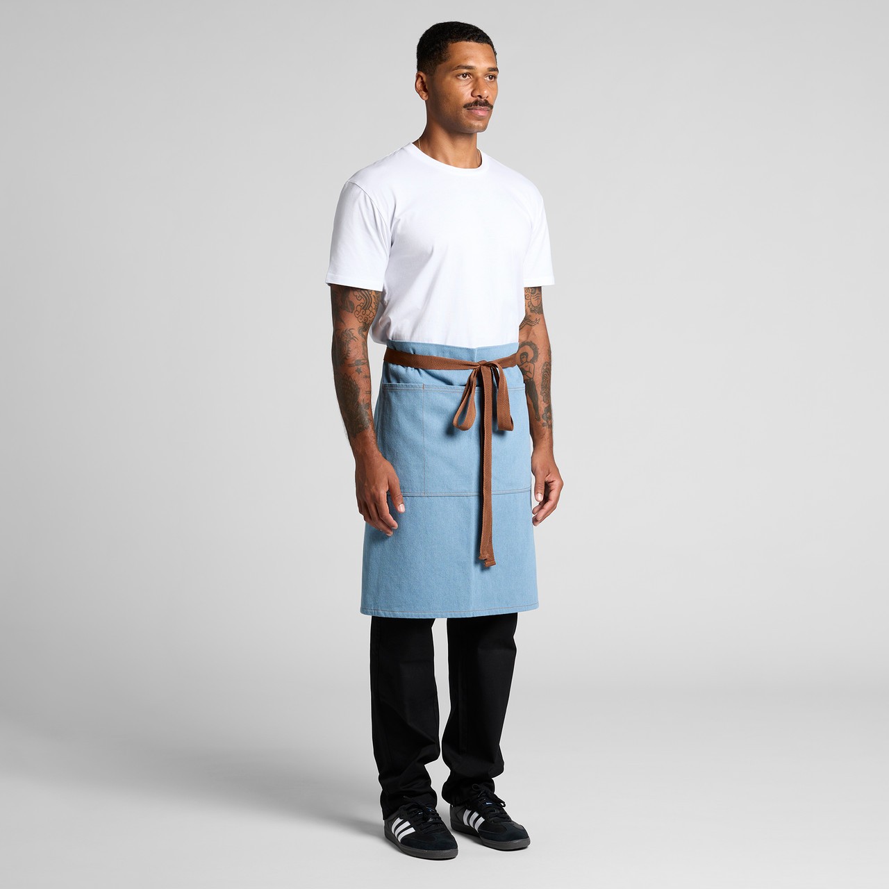 Denim Half Apron - Thumbnail Image