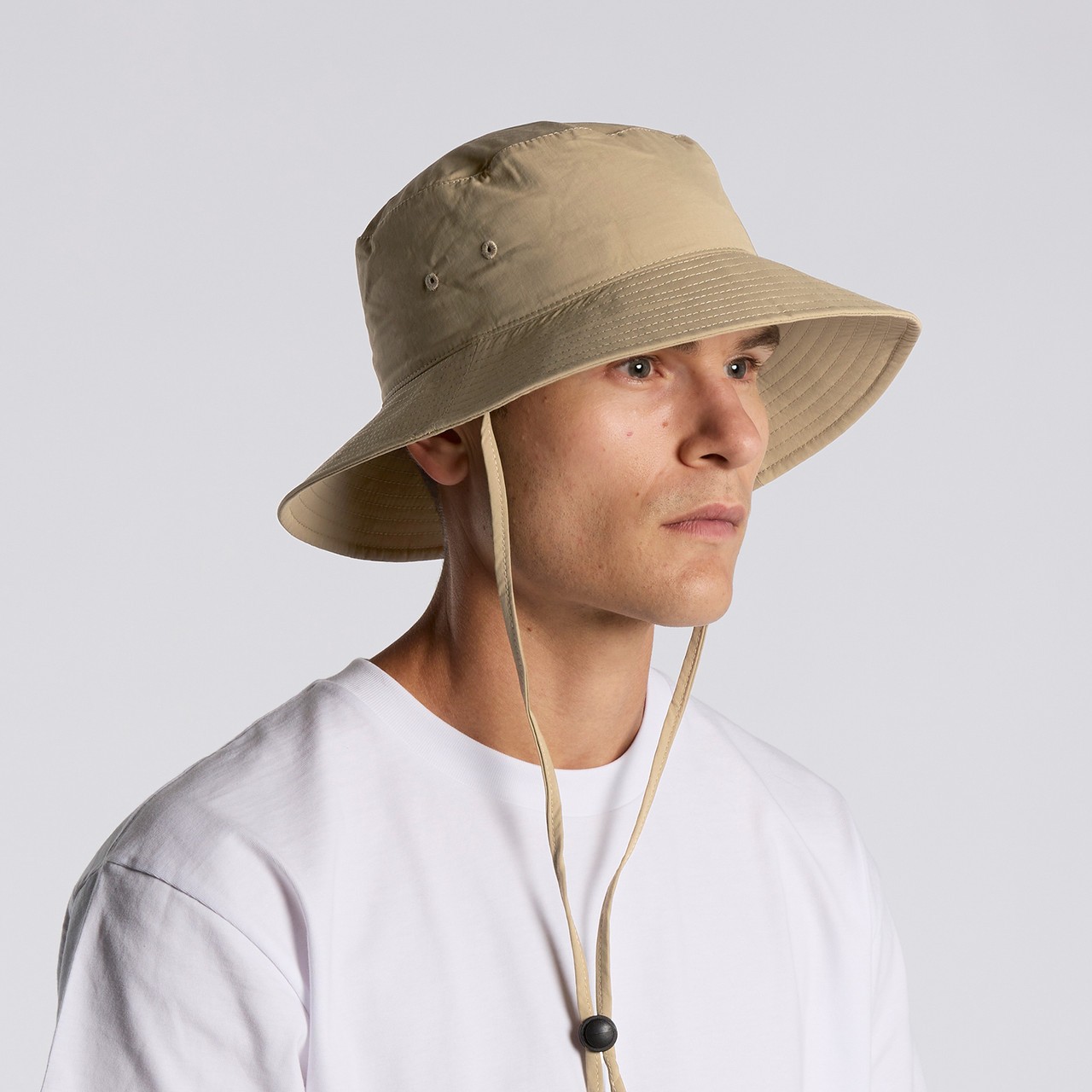 Nylon Wide Brim Bucket Hat - Thumbnail Image