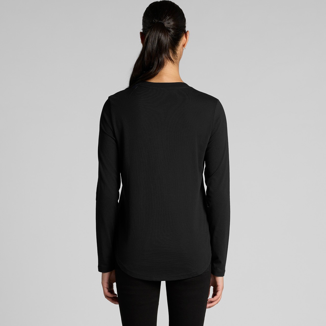 Women's Maple Curve L-S Tee - Thumbnail Image