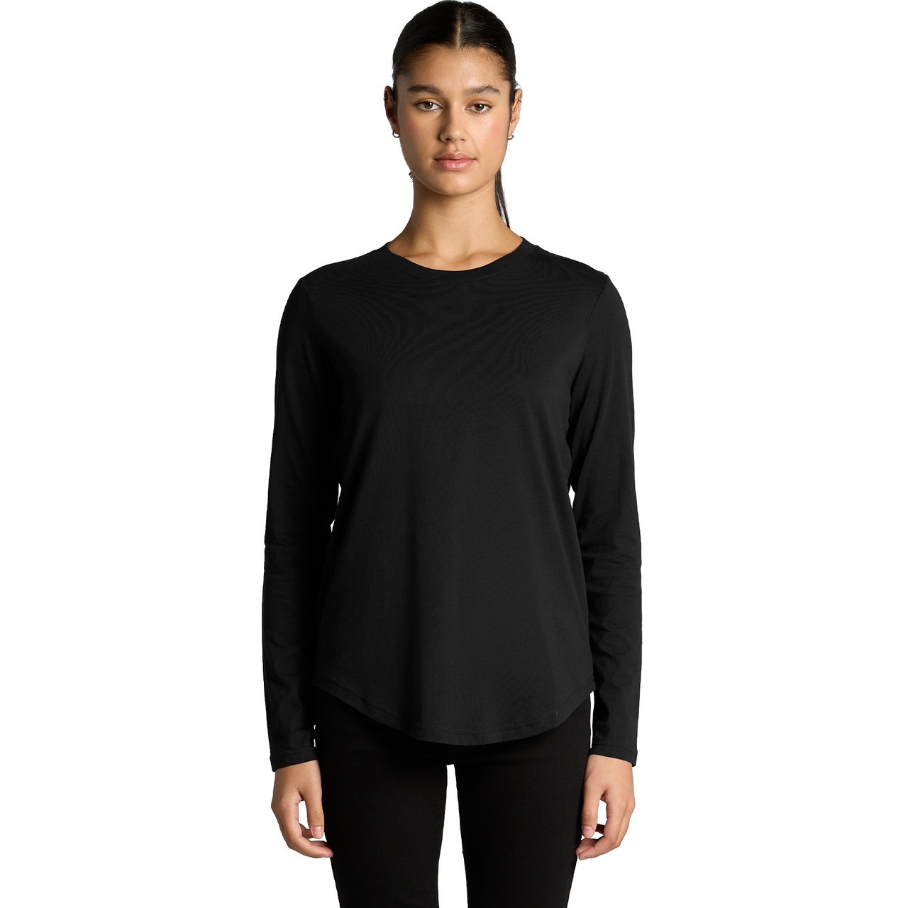 Women's Maple Curve L-S Tee - Thumbnail Image
