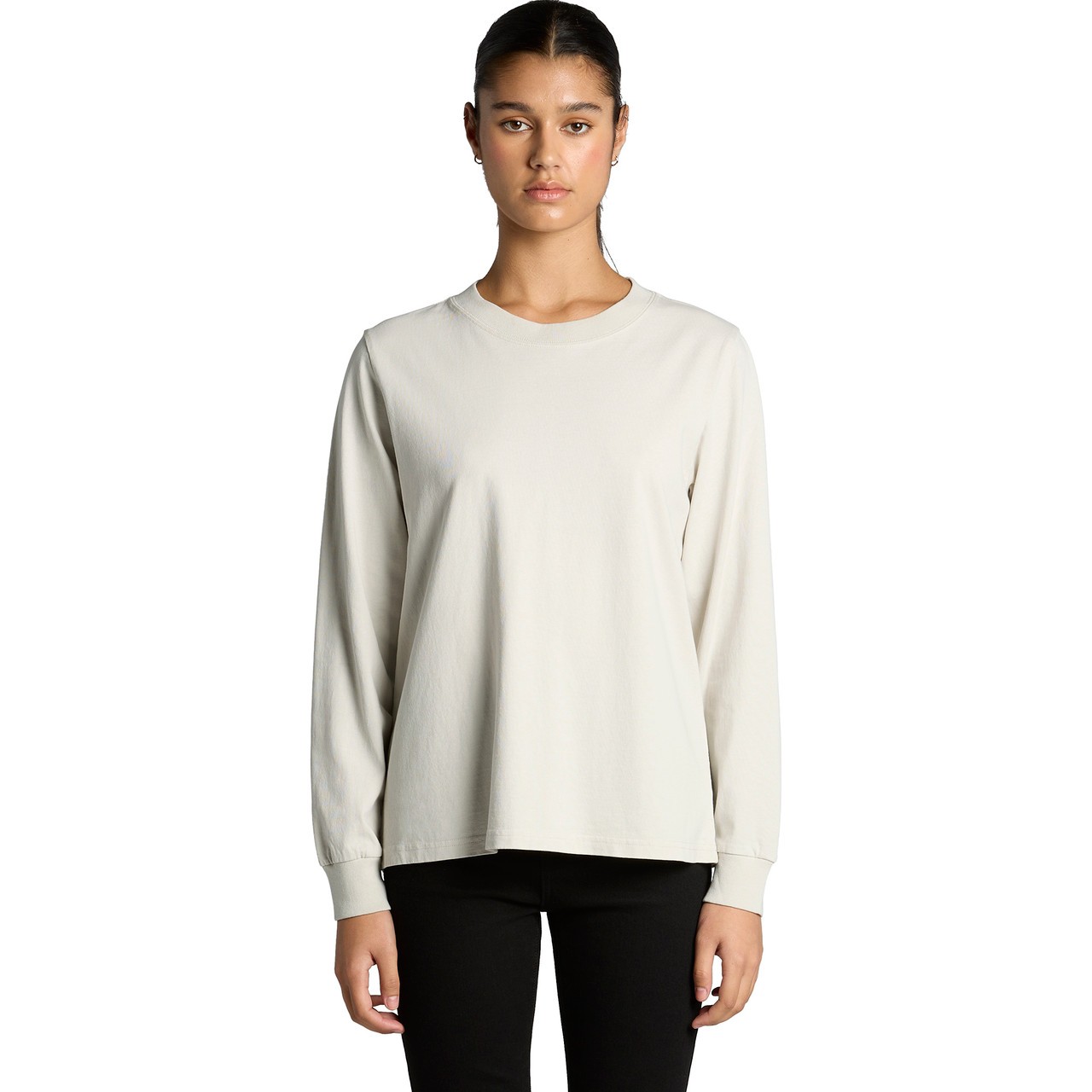 Women's Heavy Faded L-S Tee - Thumbnail Image