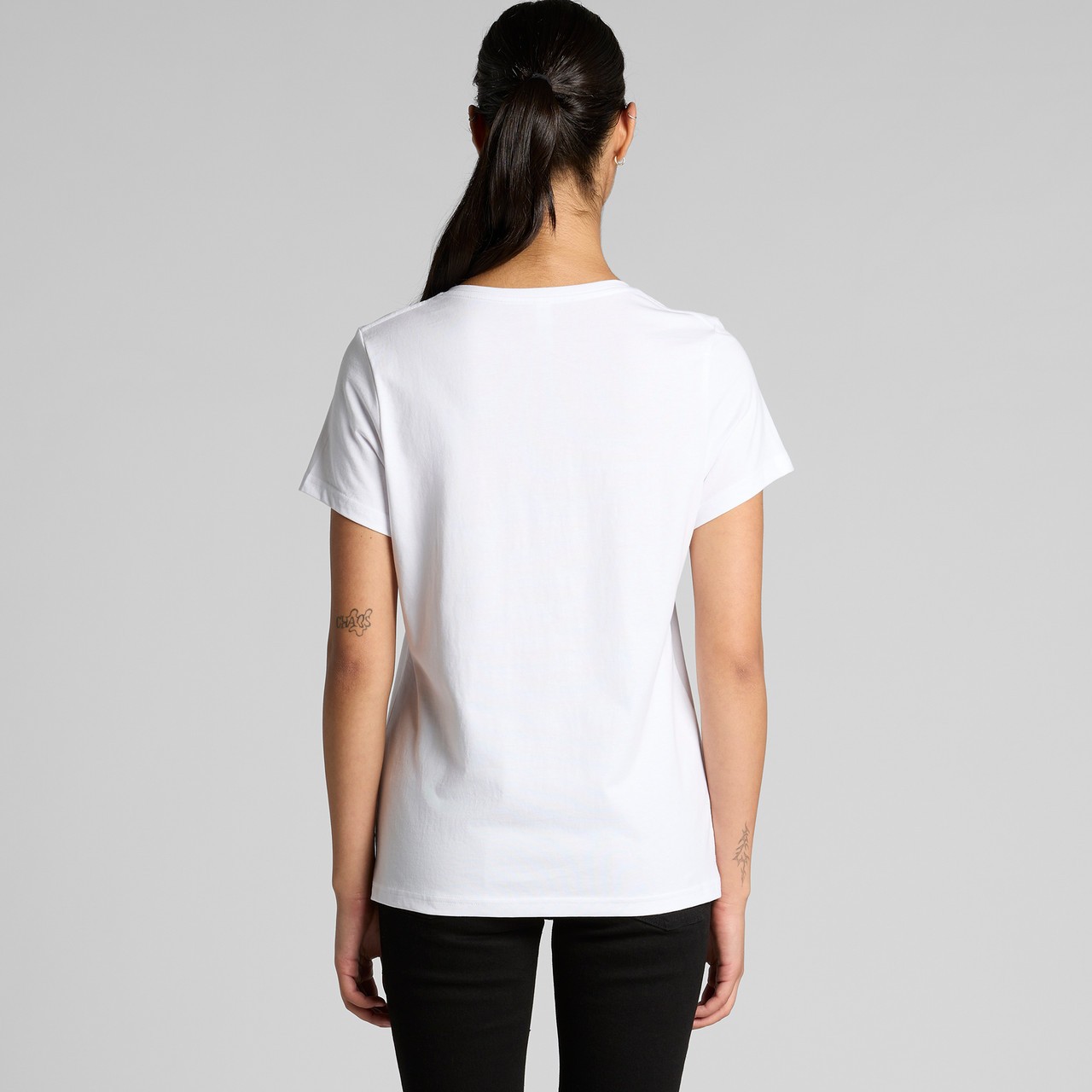Women's Maple V Neck Tee - Thumbnail Image