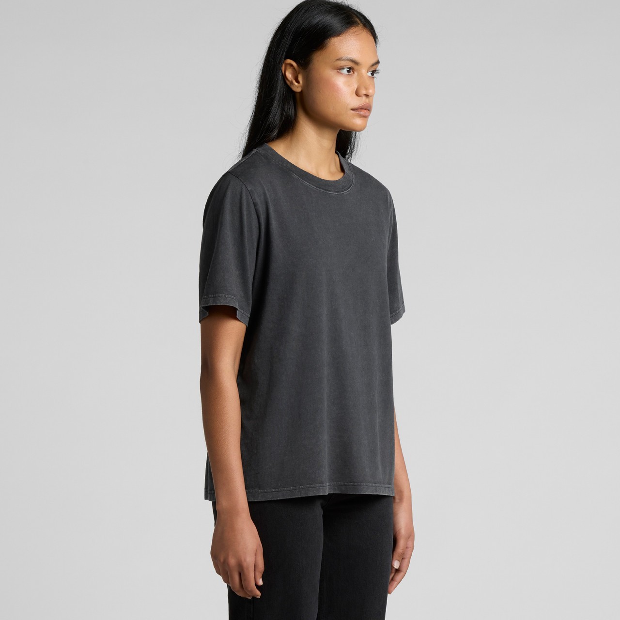 Women's Stone Wash Heavy Tee - Thumbnail Image