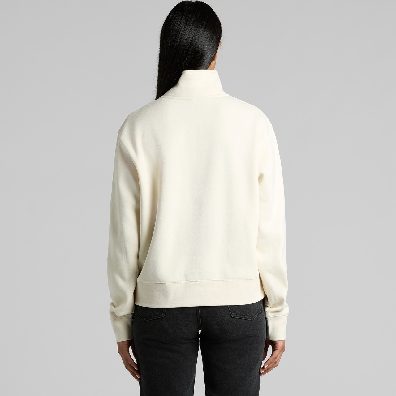 Women's Stencil Half Zip Crew - Thumbnail Image