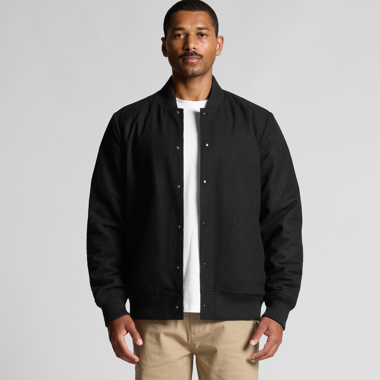 Felt Bomber Jacket - Main Image