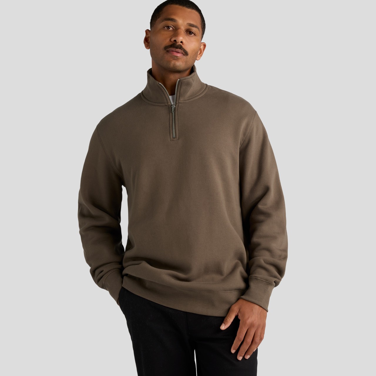 Stencil Half Zip Crew - Thumbnail Image