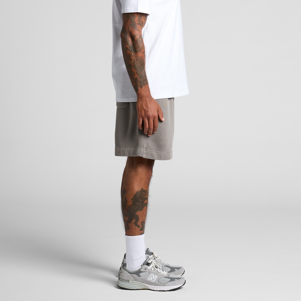 Relax Faded Track Shorts 18" - Thumbnail Image