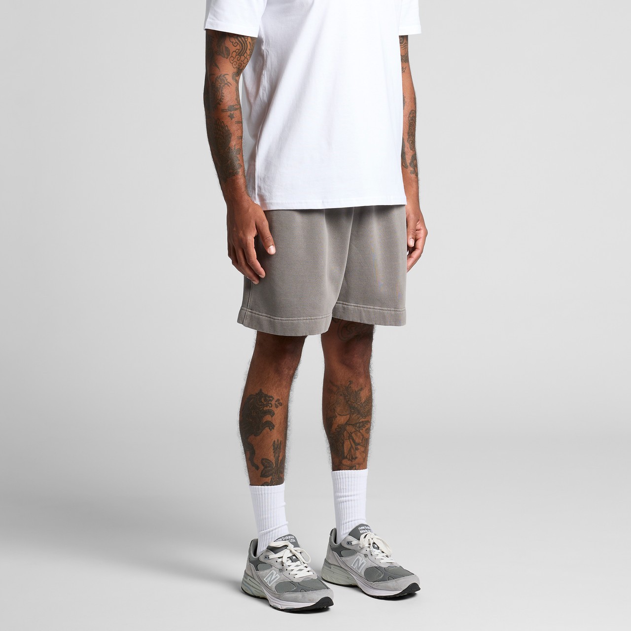 Relax Faded Track Shorts 18" - Thumbnail Image
