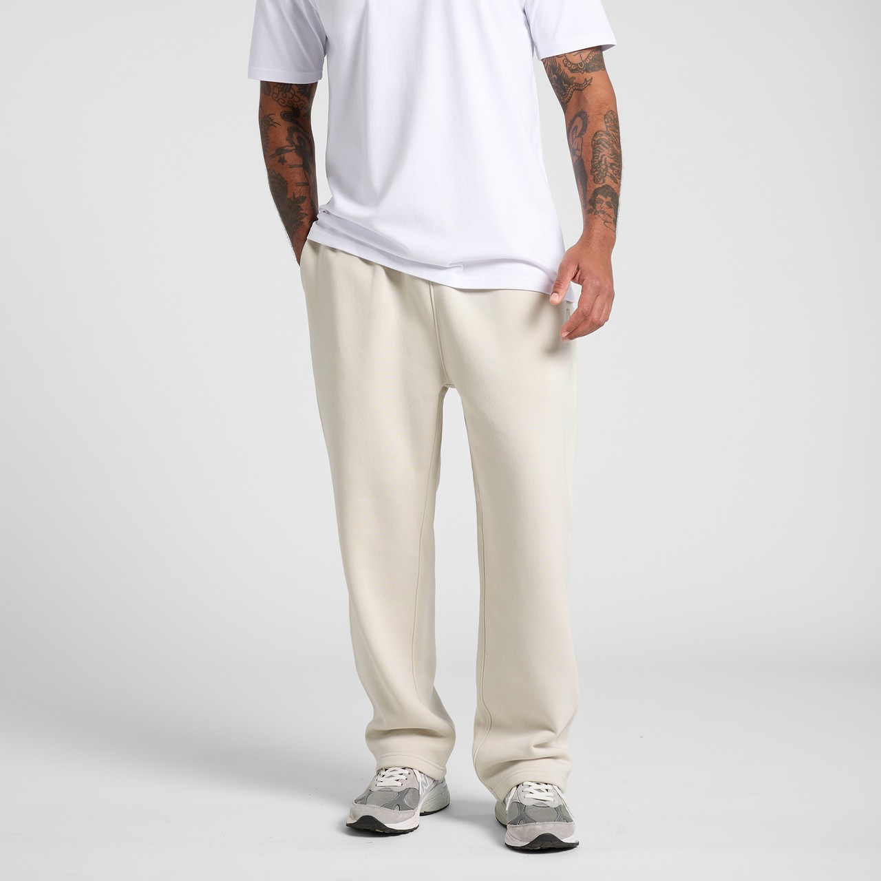 Relax Cuffless Track Pants - Thumbnail Image