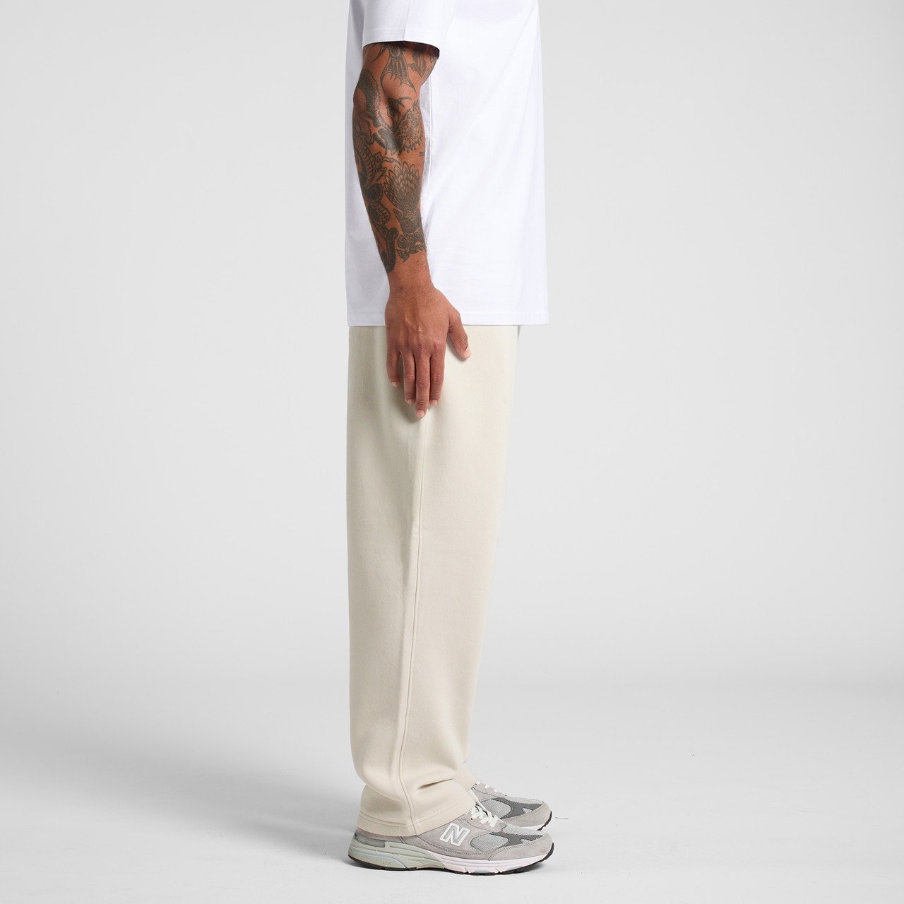 Relax Cuffless Track Pants - Thumbnail Image
