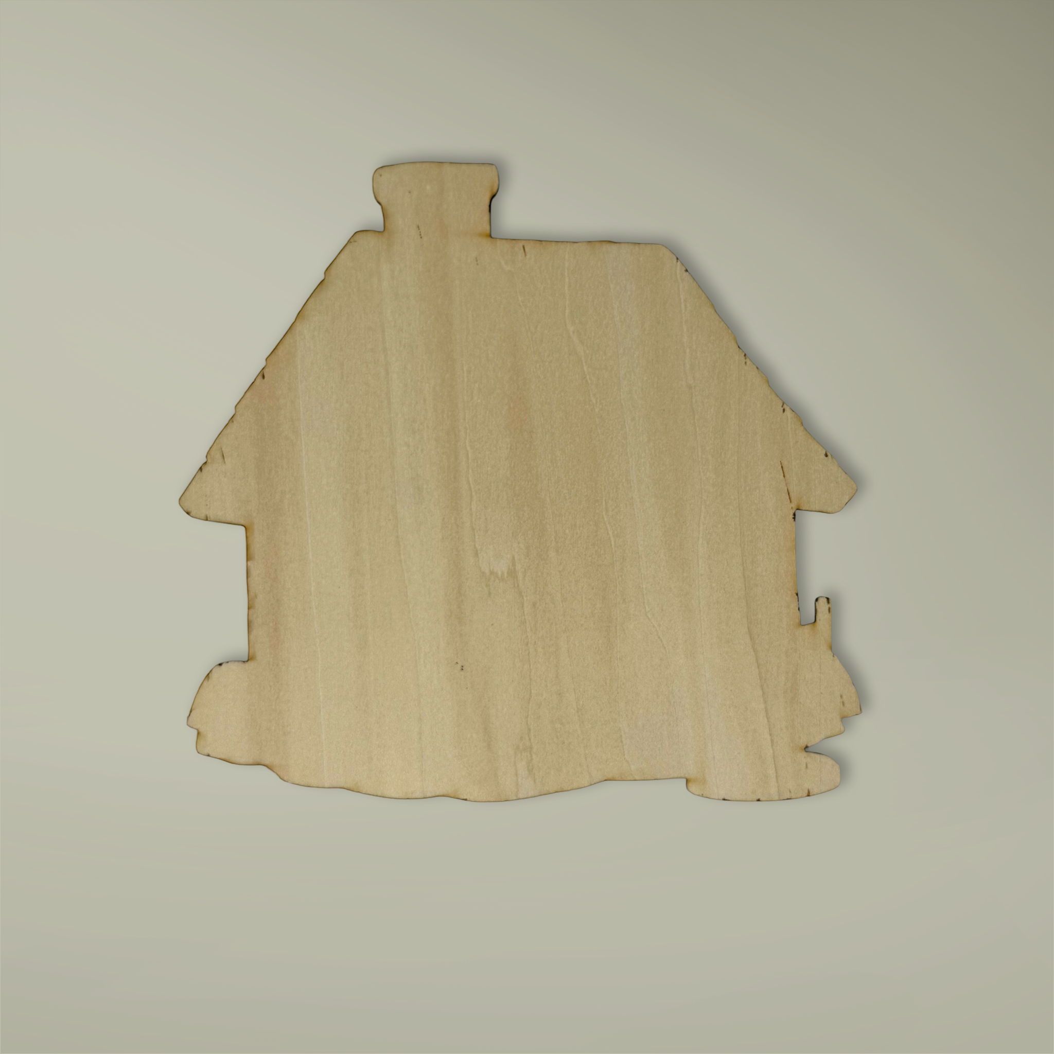 Custom Shape Wooden Ornament - Thumbnail Image