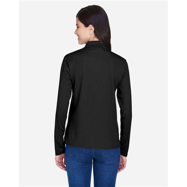 Women's Long Sleeve Piqué Polo - Thumbnail Image