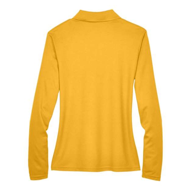 Women's Long Sleeve Piqué Polo - Thumbnail Image