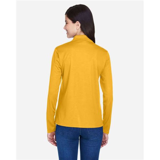 Women's Long Sleeve Piqué Polo - Thumbnail Image