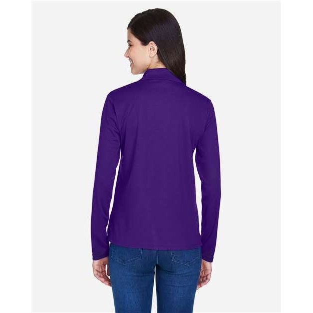 Women's Long Sleeve Piqué Polo - Thumbnail Image