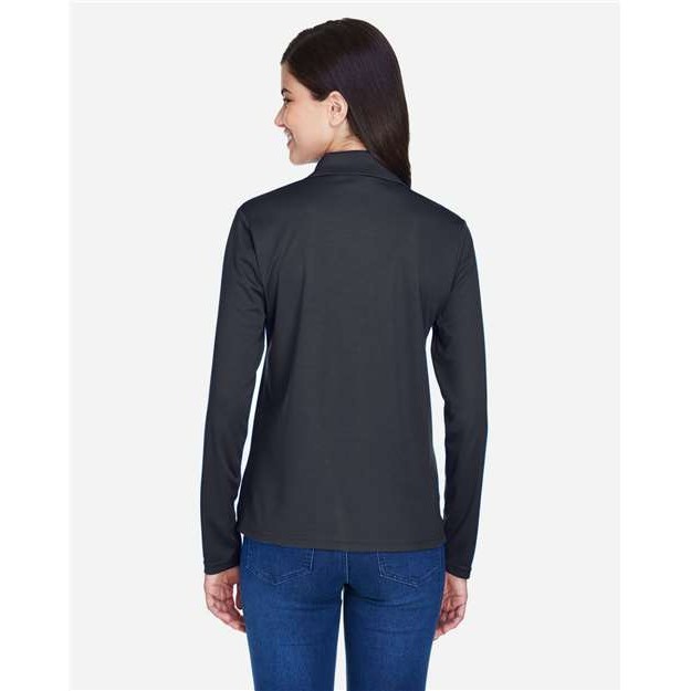 Women's Long Sleeve Piqué Polo - Thumbnail Image