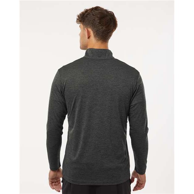 Men's Performance Mélange Quarter-Zip Pullover - Thumbnail Image
