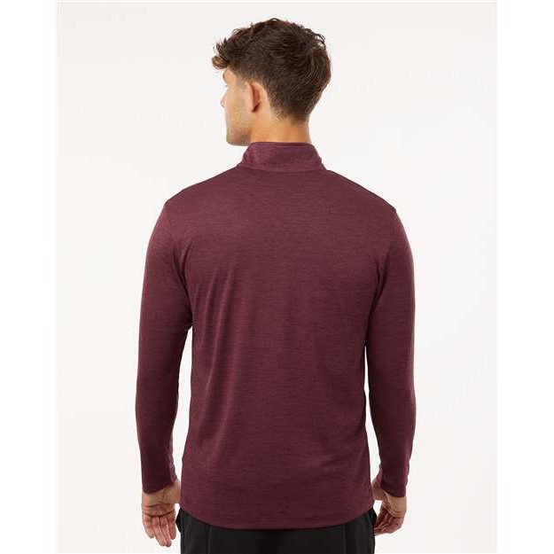 Men's Performance Mélange Quarter-Zip Pullover - Thumbnail Image