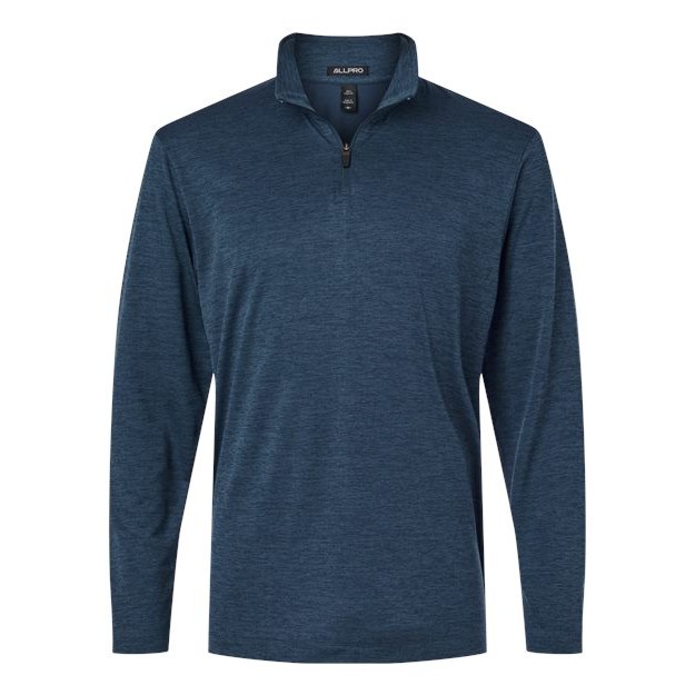 Men's Performance Mélange Quarter-Zip Pullover - Thumbnail Image