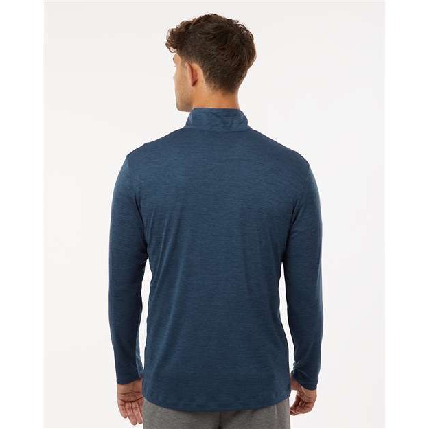 Men's Performance Mélange Quarter-Zip Pullover - Thumbnail Image