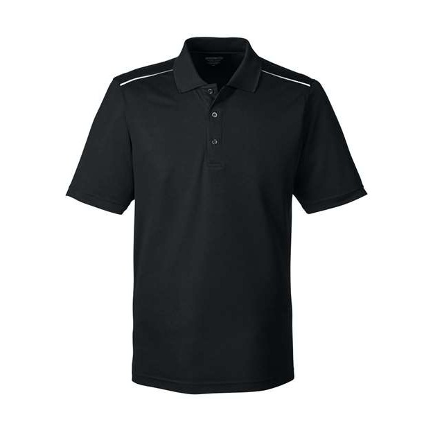 Men's Radiant Performance Piqué Polo with Reflective Piping - Thumbnail Image