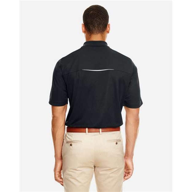 Men's Radiant Performance Piqué Polo with Reflective Piping - Thumbnail Image