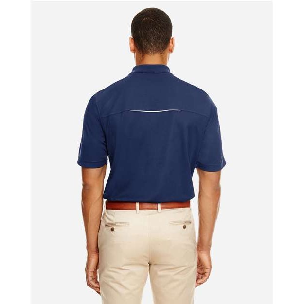 Men's Radiant Performance Piqué Polo with Reflective Piping - Thumbnail Image