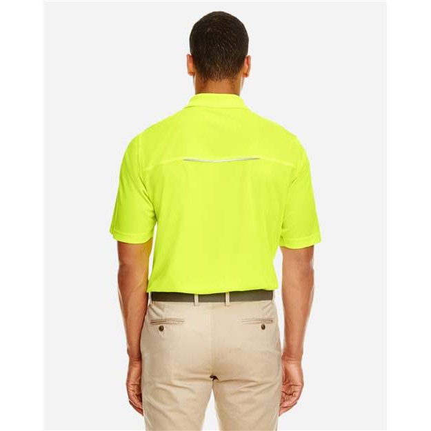 Men's Radiant Performance Piqué Polo with Reflective Piping - Thumbnail Image