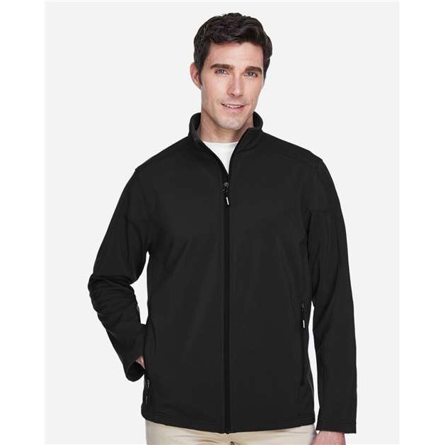 Men's Two-Layer Fleece Bonded Soft Shell Jacket - Thumbnail Image
