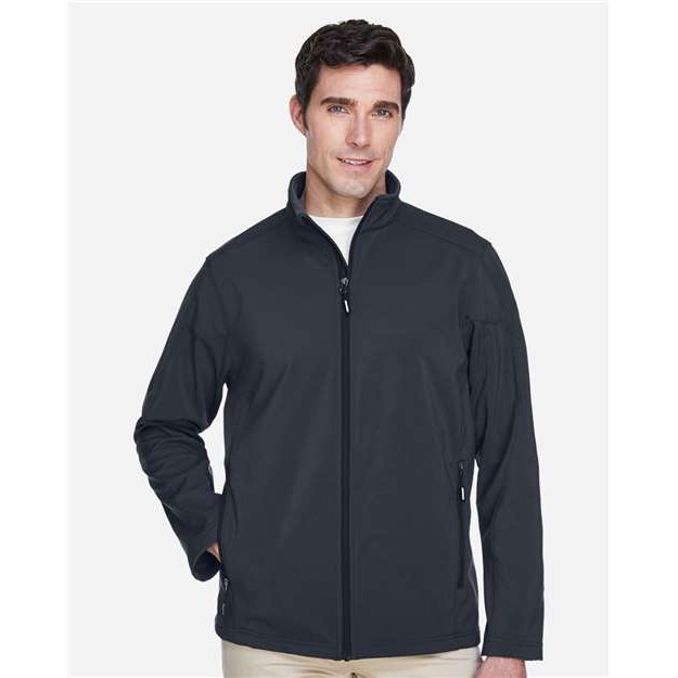 Men's Two-Layer Fleece Bonded Soft Shell Jacket - Thumbnail Image
